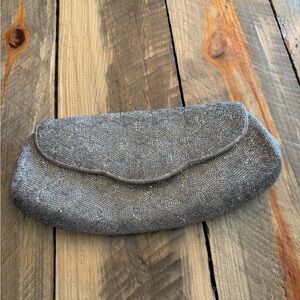Elegant Gray Clutch Bag